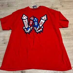 Worcester Red Sox Wepa 508 Fireworks‎  MILB Shirt NWT Minor League